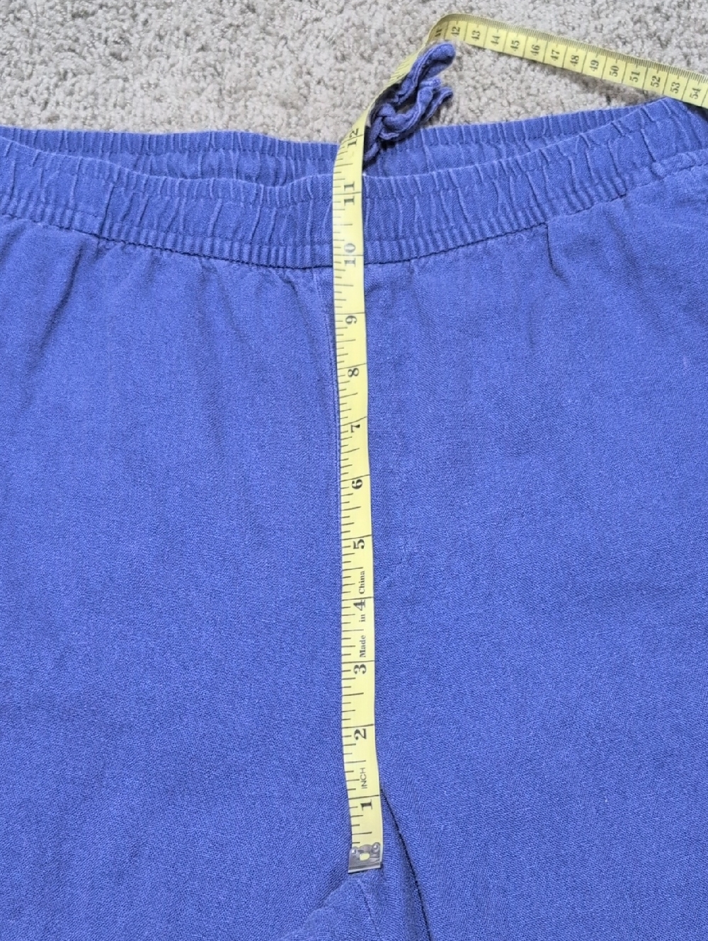 Old Navy High Waist Linen Blend Pull On Pants Size Large - Picture 7 of 11